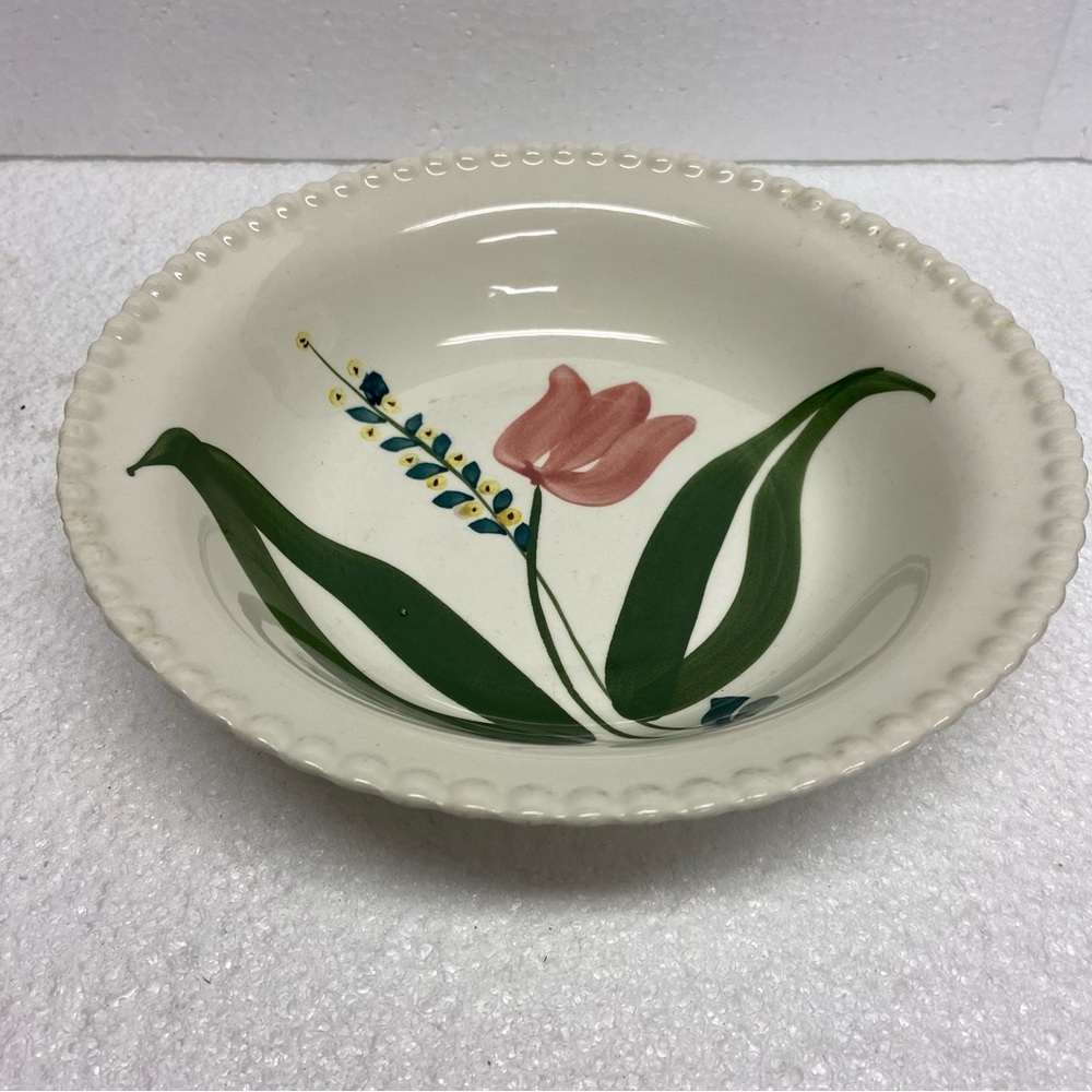 Blue Ridge Southern Potteries Serving Bowl Dutch Bouquet Pattern - Picture 4 of 9
